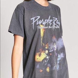 VINTAGE WASH PURPLE RAIN T SHIRT SIZE MEDIUM